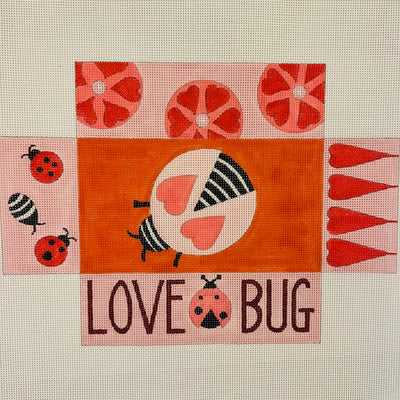 Love Bug Brick Cover Needlepoint Canvas