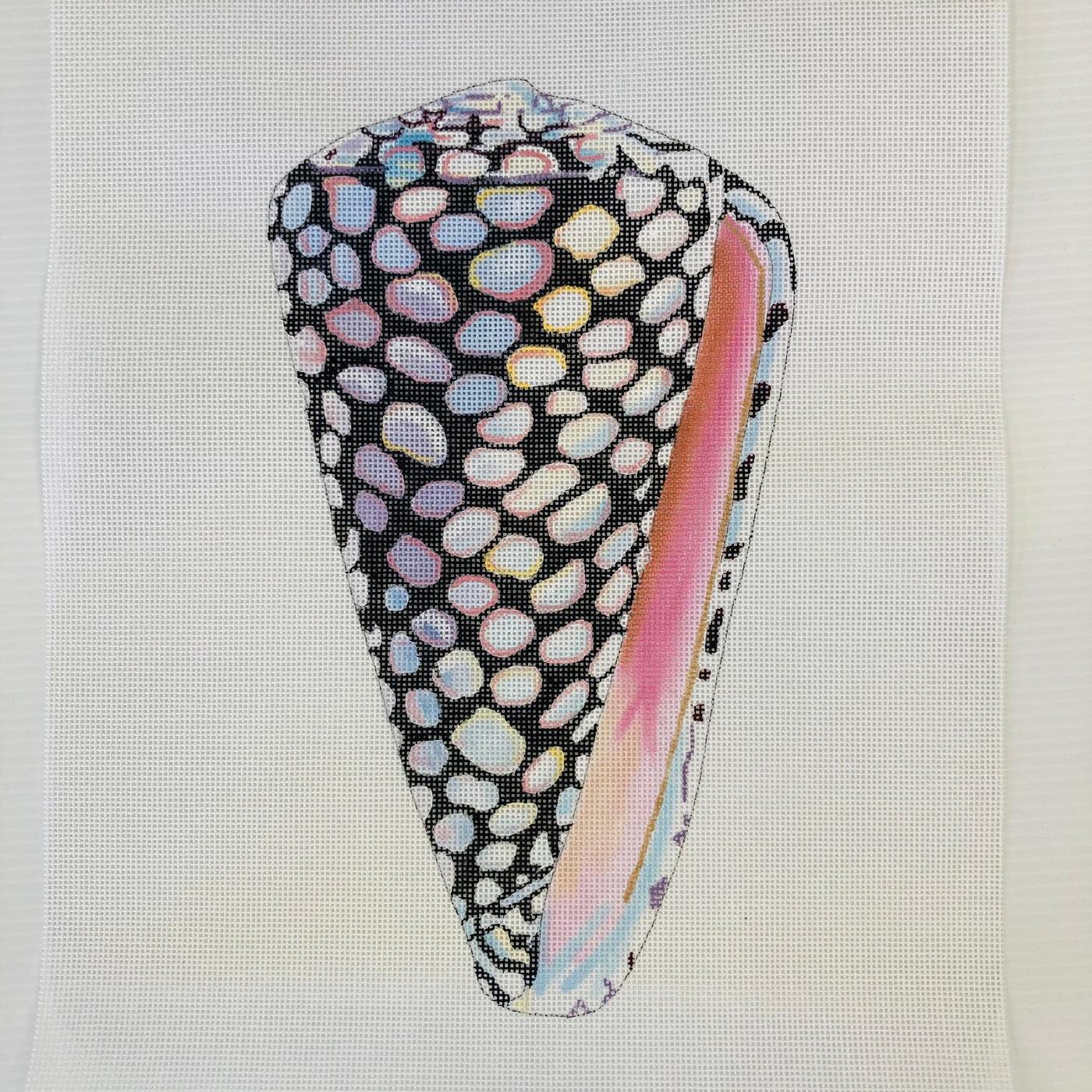 3D Speckled Seashell Front
