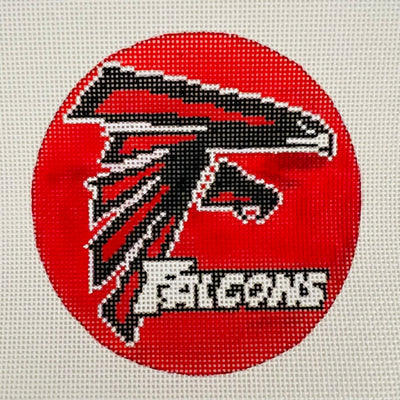 Atlanta Falcons Ornament Needlepoint Canvas