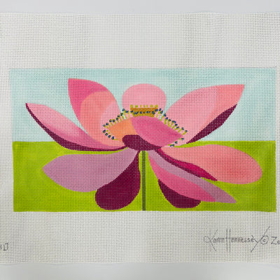 Lotus Needlepoint Canvas
