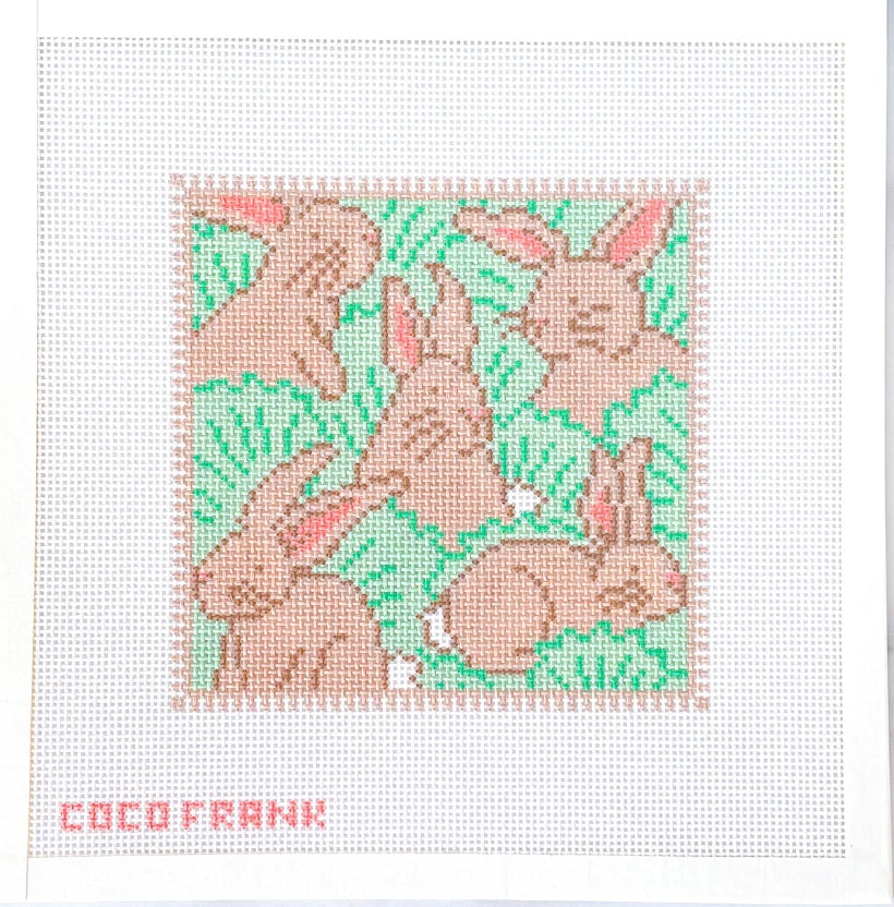 Bunnies Needlepoint Canvas