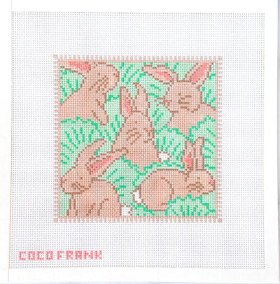 Bunnies Needlepoint Canvas