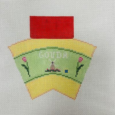 Gouda Wedge 3D Ornament Needlepoint Canvas