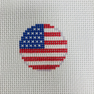 Stars and Stripes Mini Clip Needlepoint Canvas