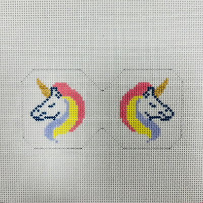 Scissor Fob - Unicorn Needlepoint Canvas