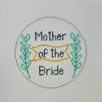 Mother of The Bride Ornament Needlepoint Canvas