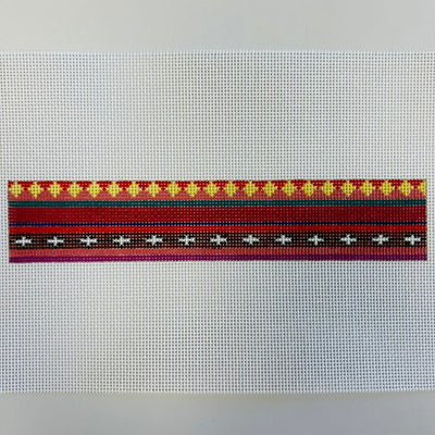 Striped Bracelet/Key Fob Needlepoint Canvas