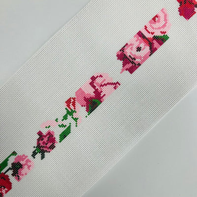Hatband - roses Needlepoint Canvas