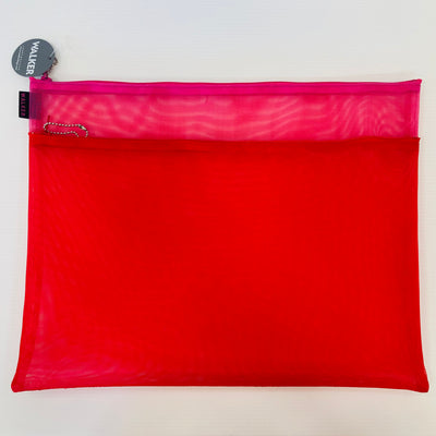 Walker Mesh Project Bag 11" x 14" double zip
