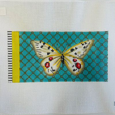 Butterfly Eyeglass Case Needlepoint Canvas