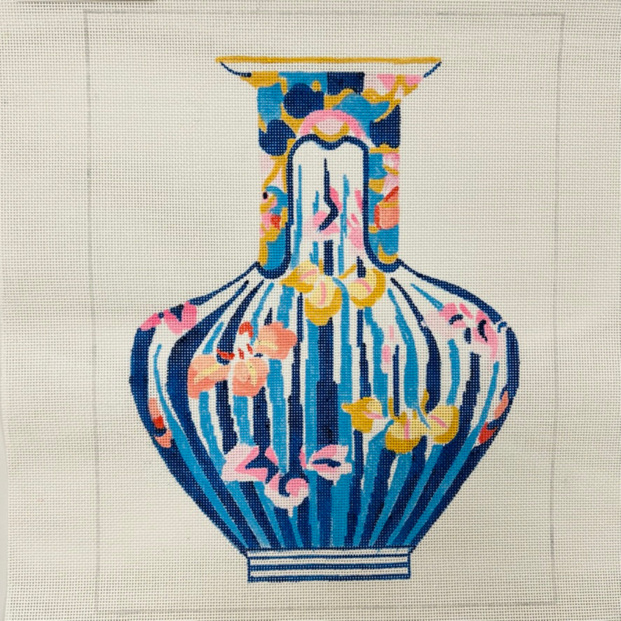 Japanese Vase #1 Needlepoint Canvas