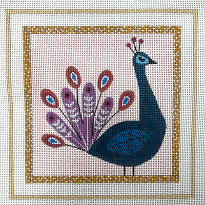 Peacock Needlepoint Canvas