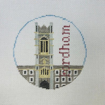 Fordham University Round Ornament Needlepoint Canvas
