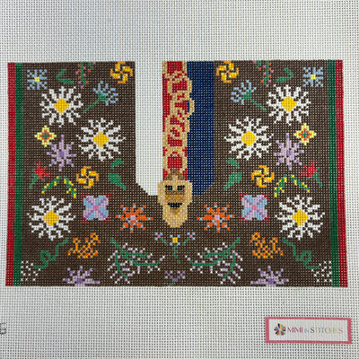GG Gold Chain Needlepoint Canvas