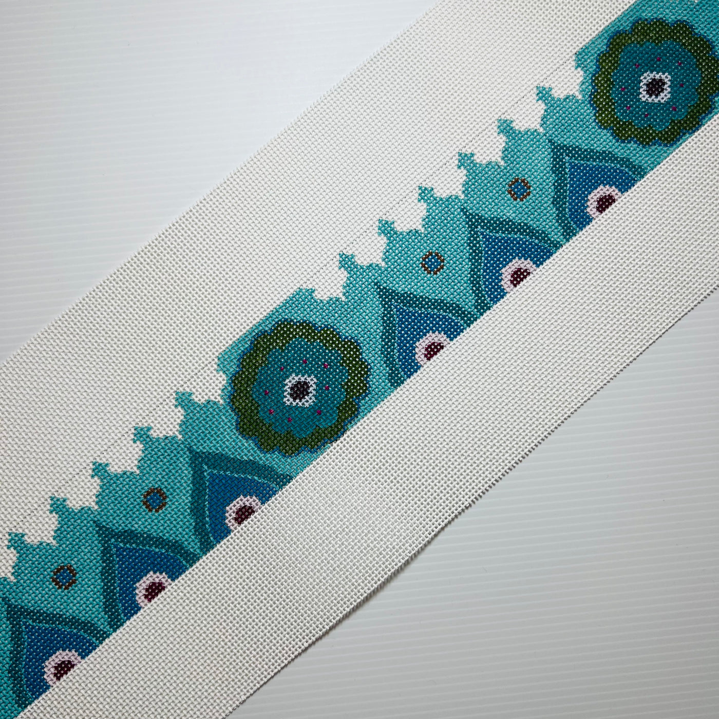 Teals Bag Strap Needlepoint Canvas
