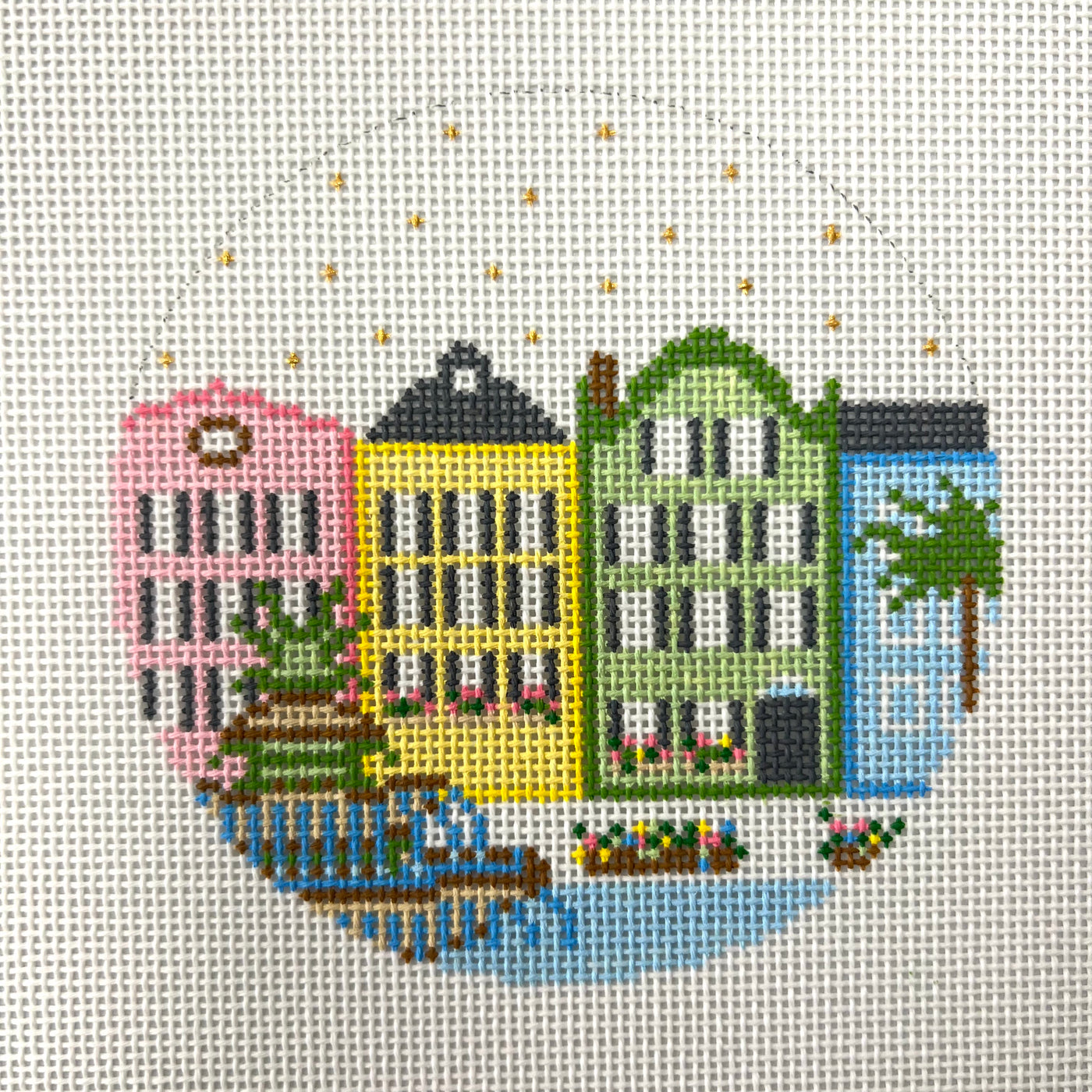 Charleston Ornament Needlepoint Canvas