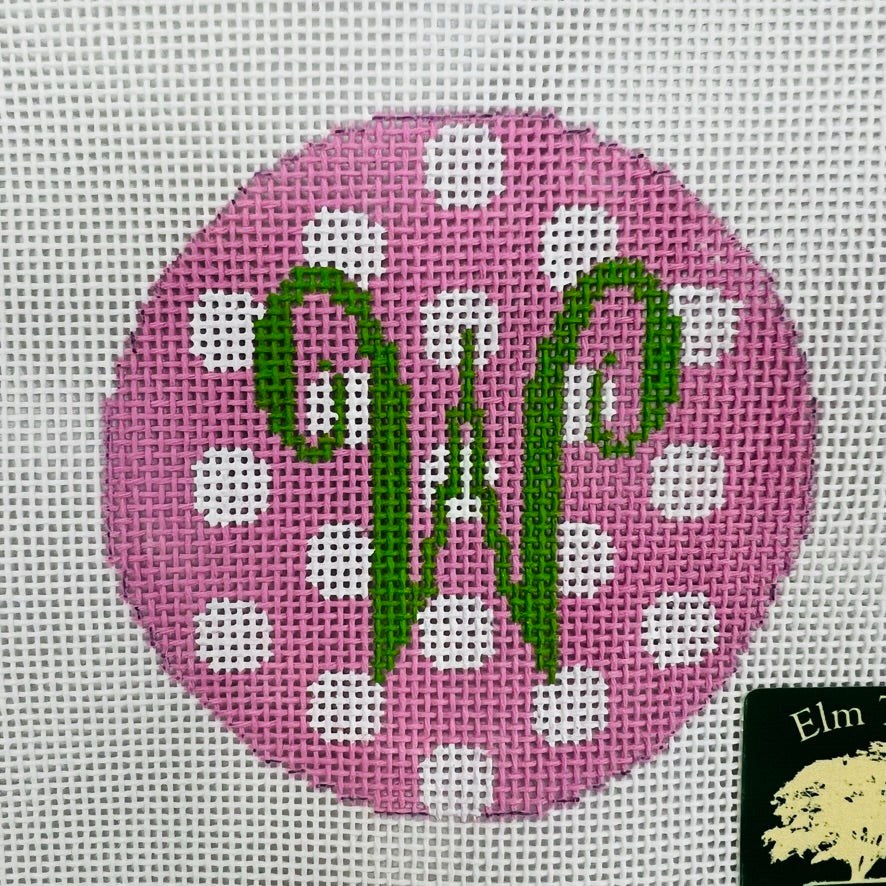 Polka Dots-W Luggage Tag