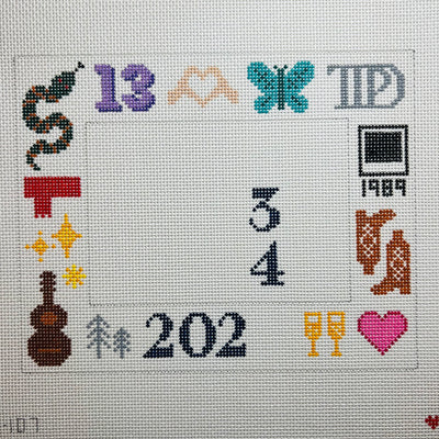 Eras Picture Frame Needlepoint Canvas