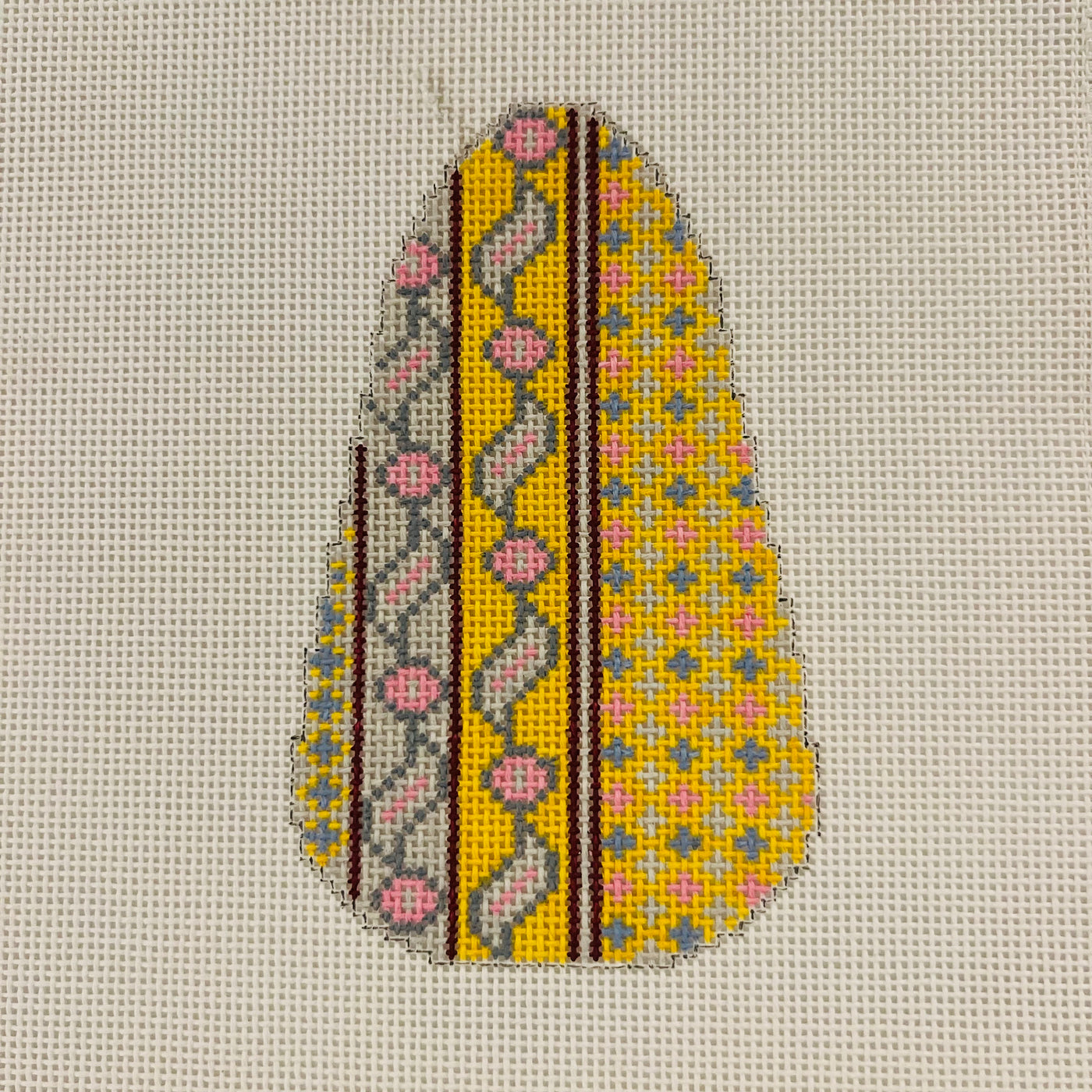 Paisley Scissor Case Needlepoint Canvas