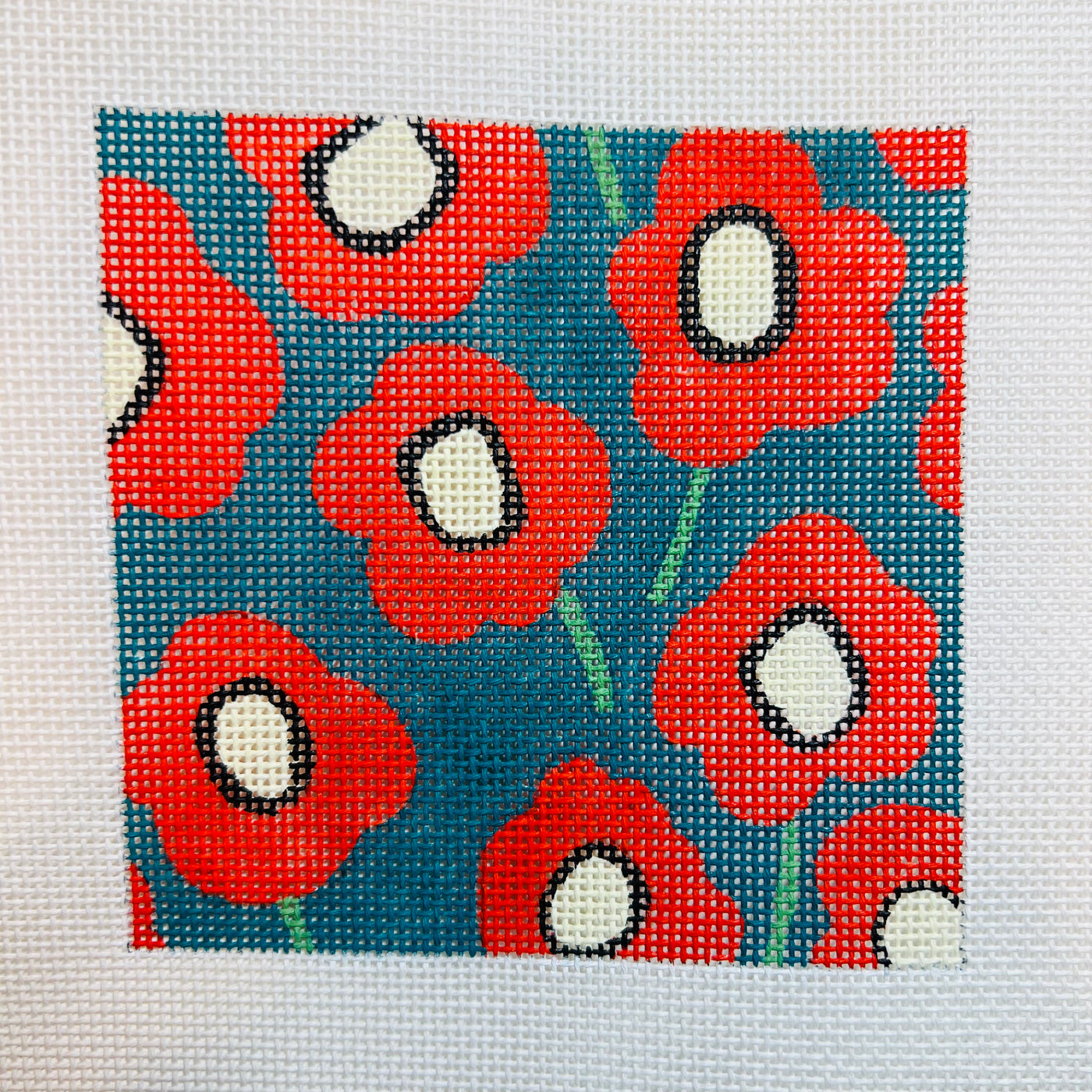 Mod Flower Orange Coaster