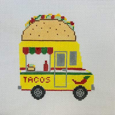 Taco Truck Needlepoint Canvas