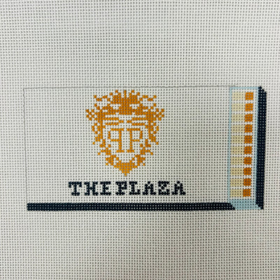 The Plaza Hotel Match Box Needlepoint Canvas | Bargello