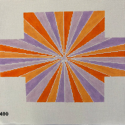 Starburst Brick Cover Needlepoint Canvas