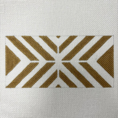 Cream & Gold Insert Needlepoint Canvas