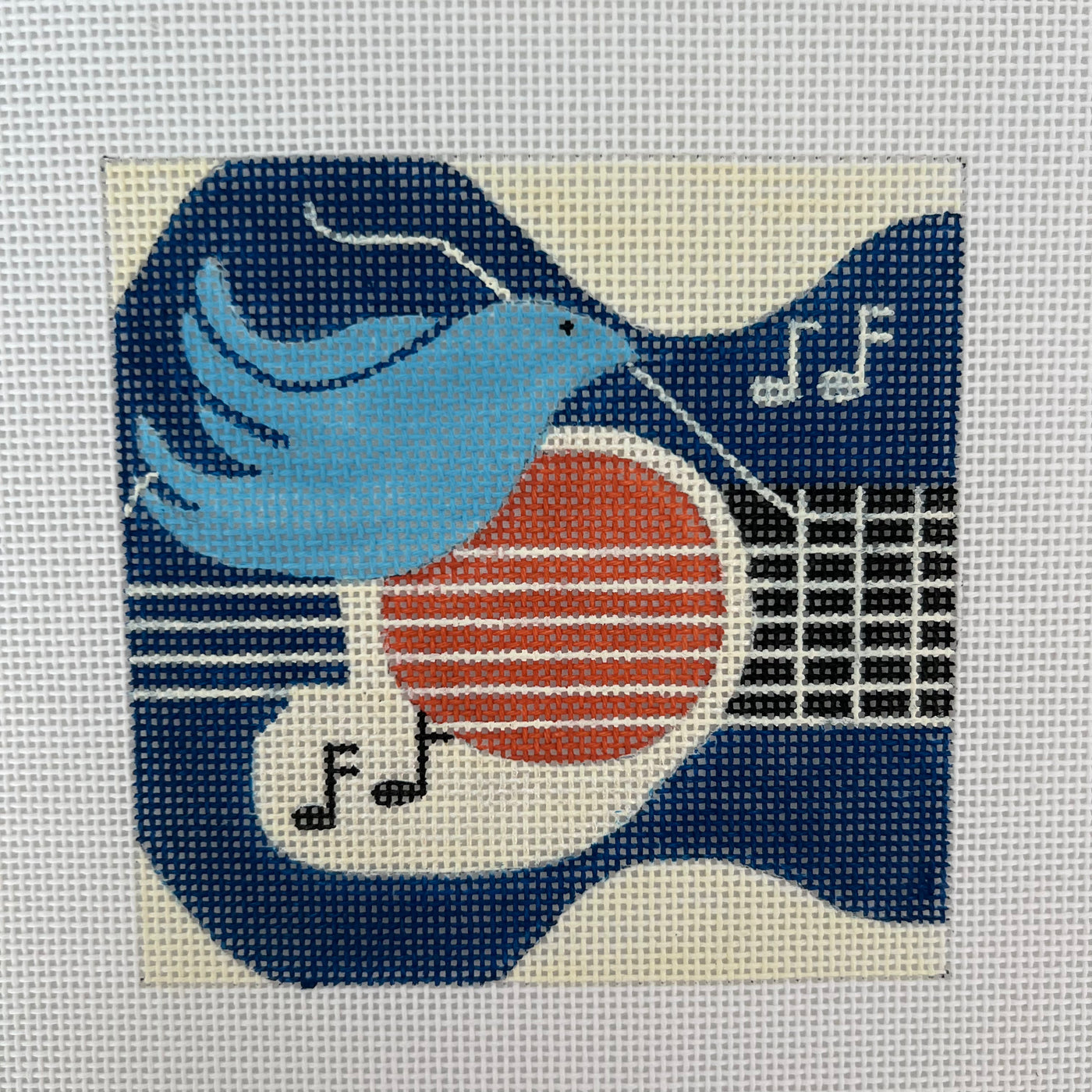 Bluebird Café Nashville Coaster Needlepoint Canvas