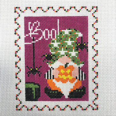 Halloween Stamp Needlepoint Canvas
