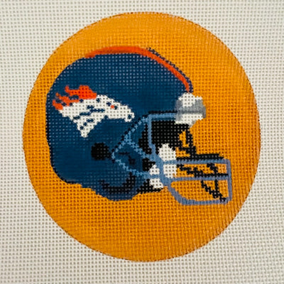 Denver Broncos Ornament Needlepoint Canvas