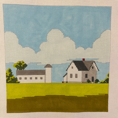House 1 Needlepoint Canvas