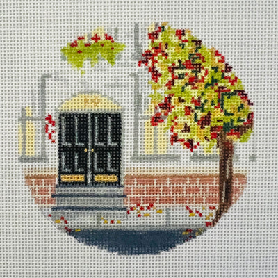 10 Downing Street Insert/Ornament Needlepoint Canvas