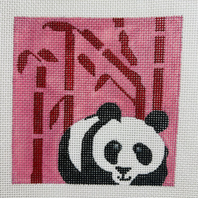 China Panda Coaster Needlepoint Canvas
