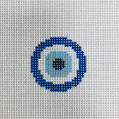 Evil Eye Mini Clip Needlepoint Canvas