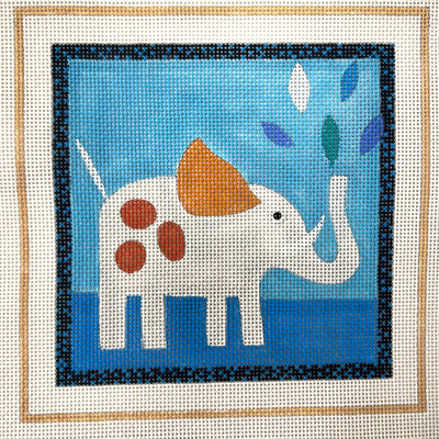 Elephant Needlepoint Canvas