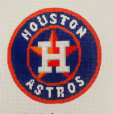 Houston Astros Ornament Needlepoint Canvas
