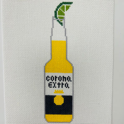 Beer and Lemon Needlepoint Canvas