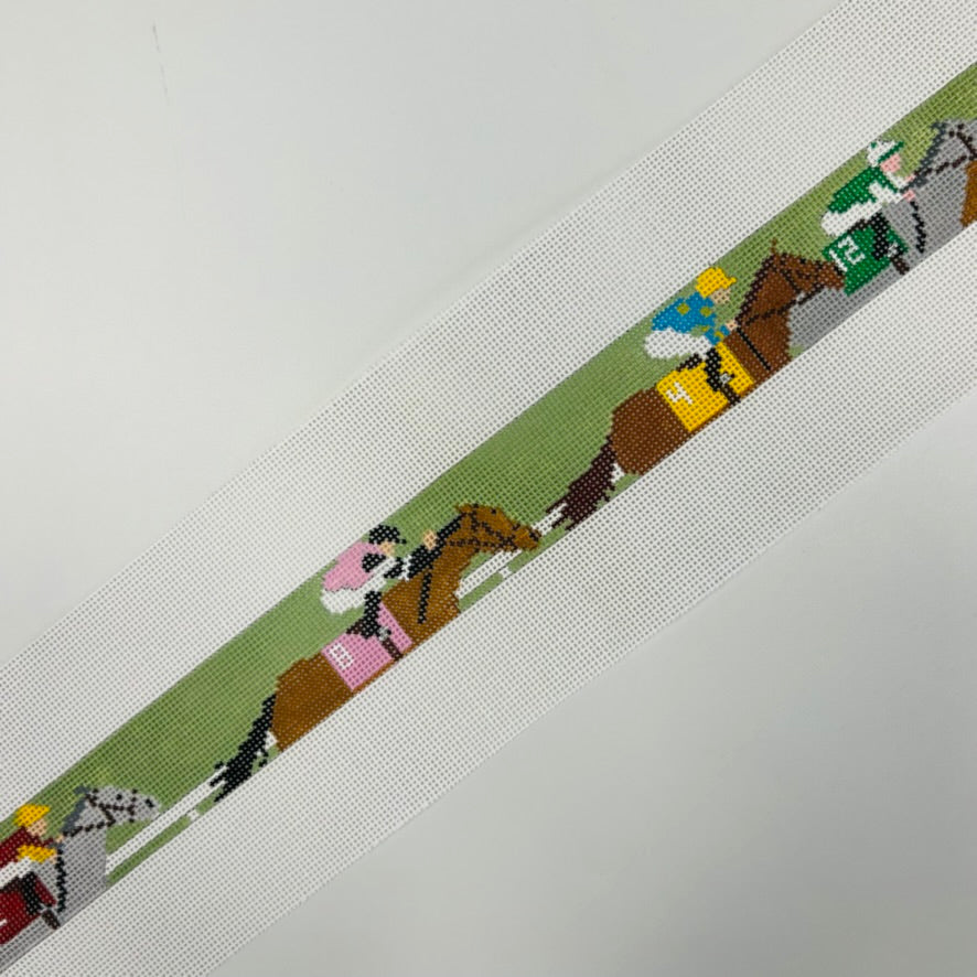 Horse Racing Scene Belt