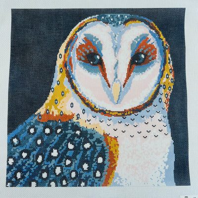 Barn Owl Needlepoint Canvas