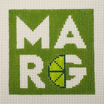 Marg Square Coaster Needlepoint Canvas