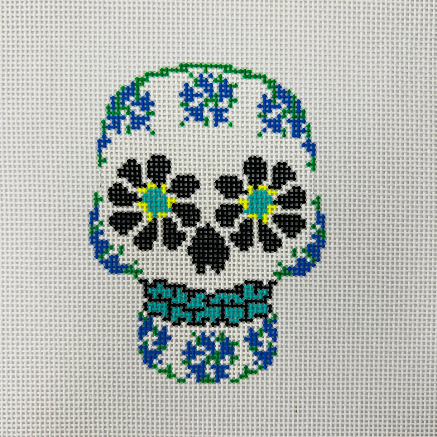 Sugar Skull A162 Needlepoint Canvas