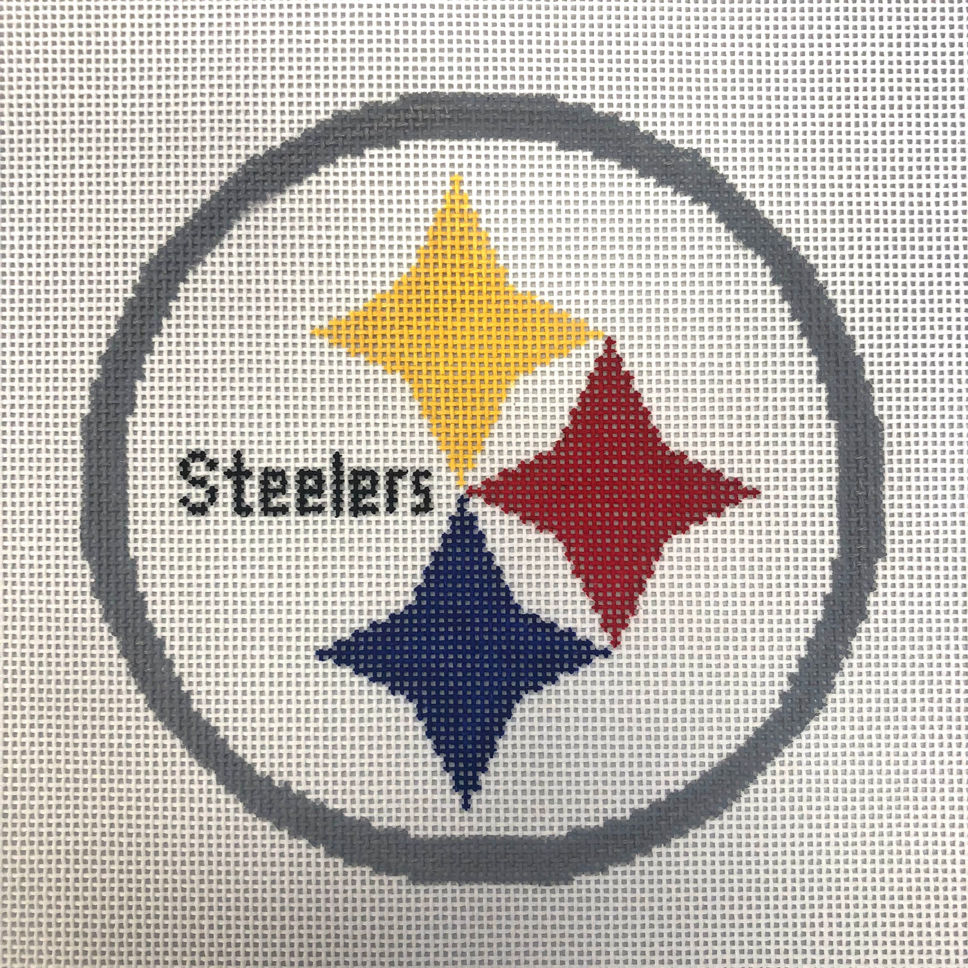 Pittsburgh Steelers Ornament Needlepoint Canvas