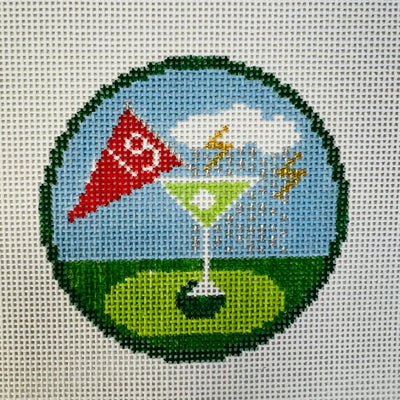 19th Hole Ornament Needlepoint Canvas