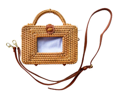 Rectangular Wicker Bag