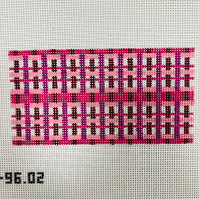 Insert - woven (pink) Needlepoint Canvas