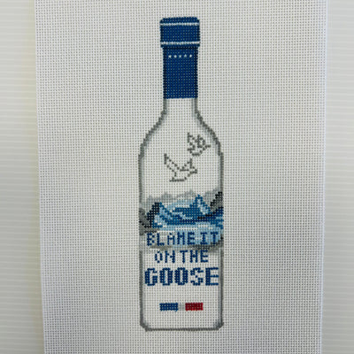 Blame it on the Goose Needlepoint Canvas