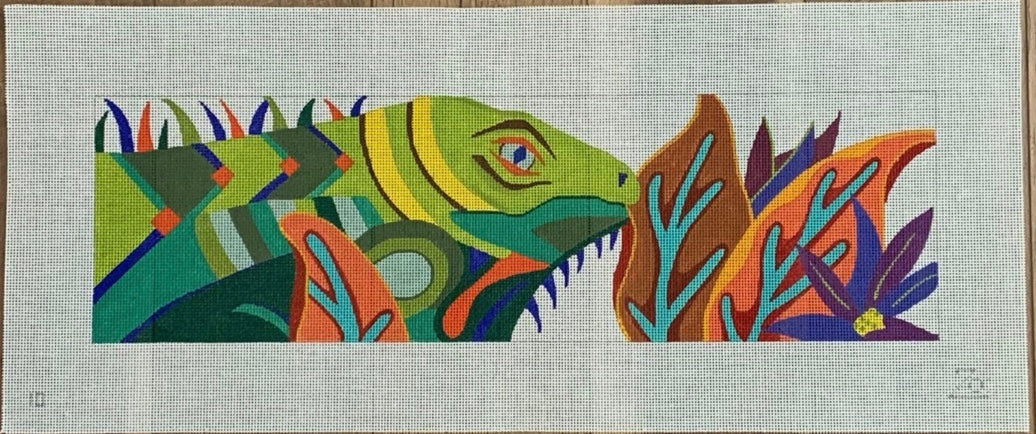 Iguana Needlepoint Canvas