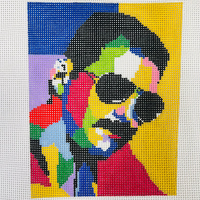 Freddie Mercury Needlepoint Canvas
