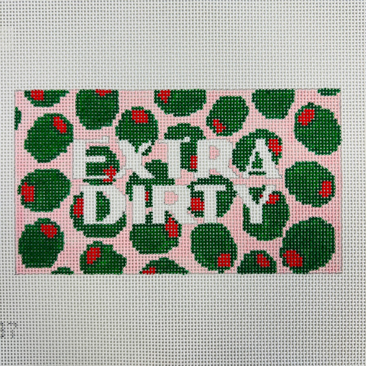 Extra Dirty Acrylic Insert Needlepoint Canvas